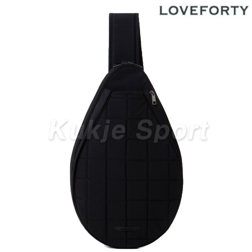 퀼팅 라켓백 블랙